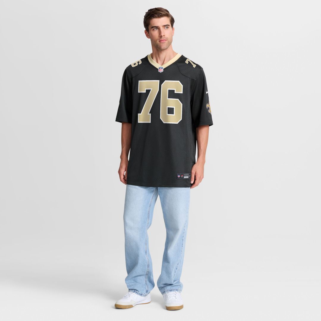 David Edwards New Orleans Saints Game Jersey - Black