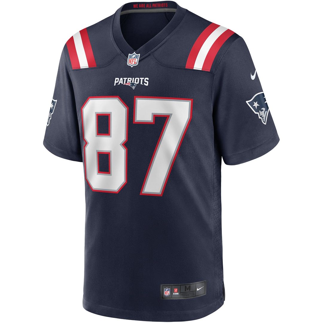 Ben Coates New England Patriots Game Jersey - Navy