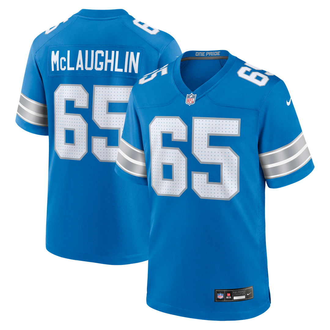 Seth McLaughlin Detroit Lions Game Jersey - Blue