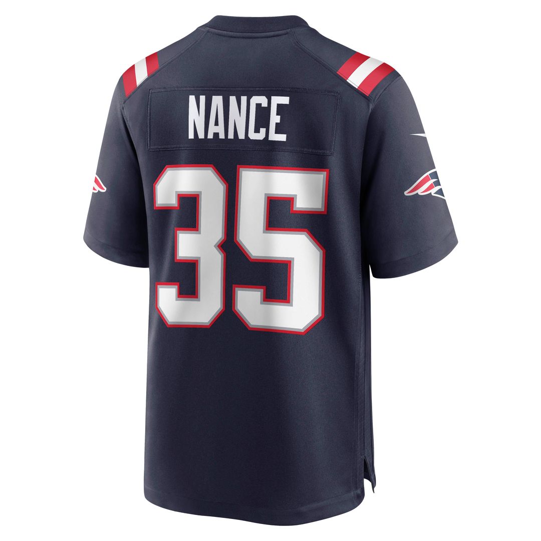 Jim Nance New England Patriots Jersey - Navy