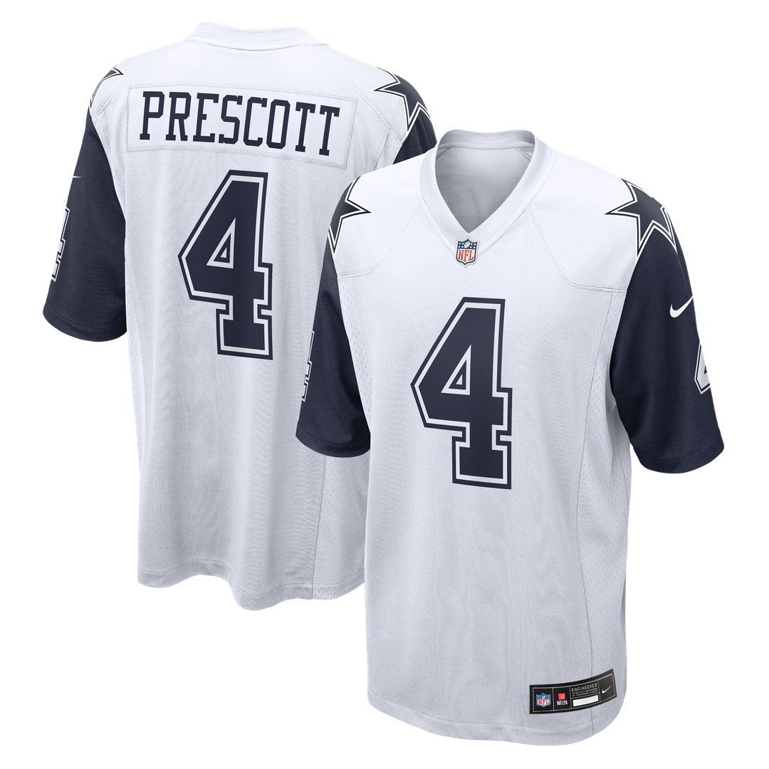 Dak Prescott Dallas Cowboys Alternate Game Jersey - White