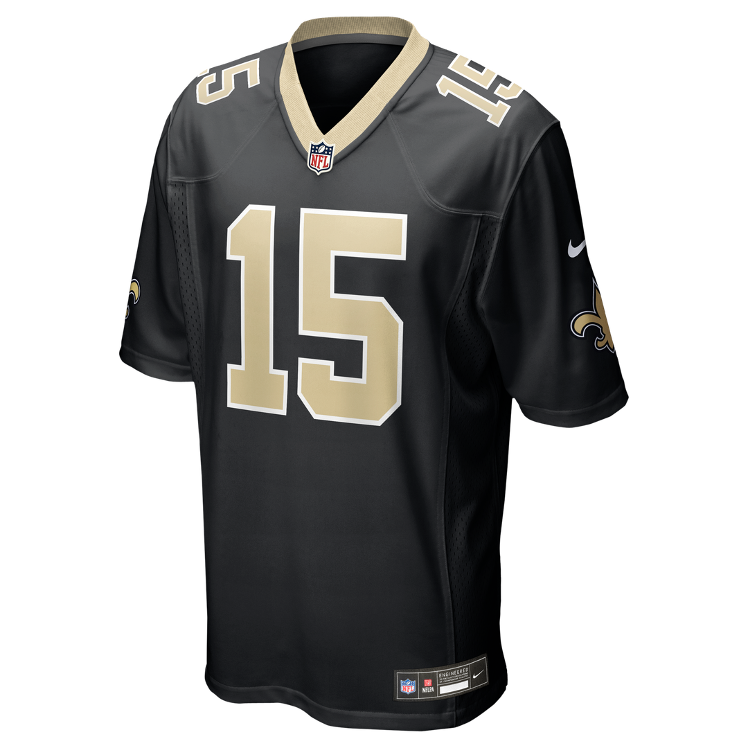 Mason Tipton New Orleans Saints Game Jersey - Black