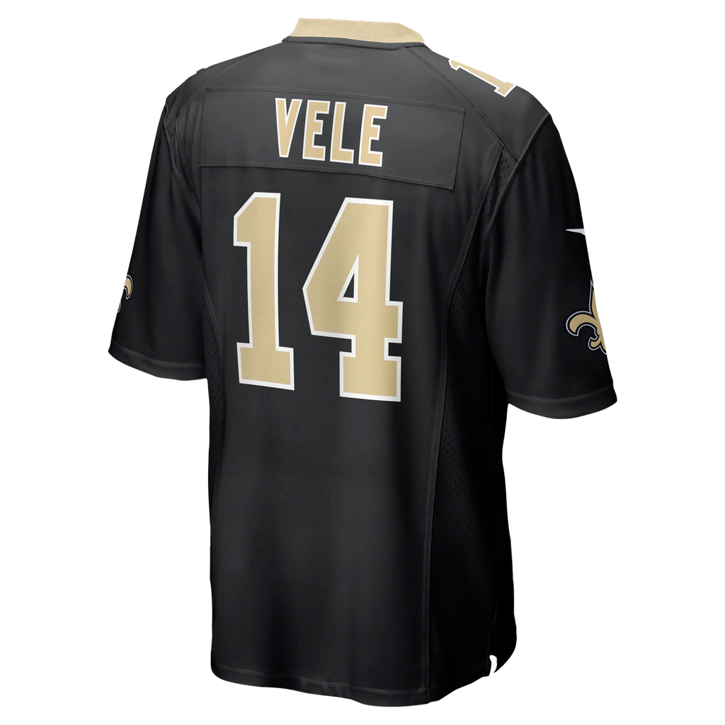 Devaughn Vele New Orleans Saints Game Jersey - Black