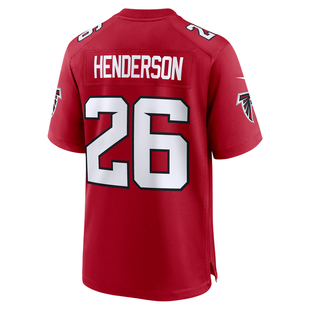CJ Henderson Atlanta Falcons Game Jersey - Red