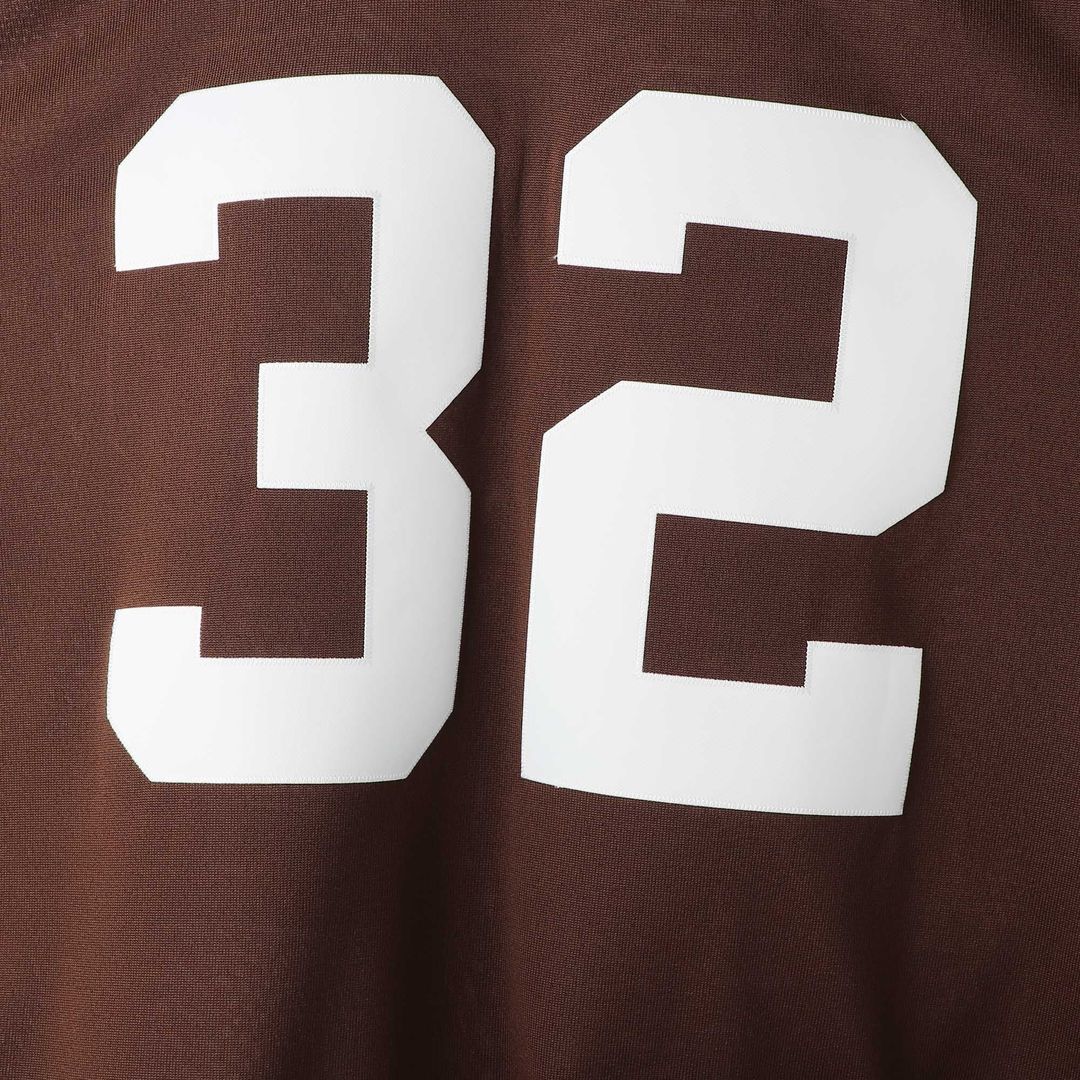 Jim Brown Cleveland Browns 1964 Authentic Throwback Jersey - Brown
