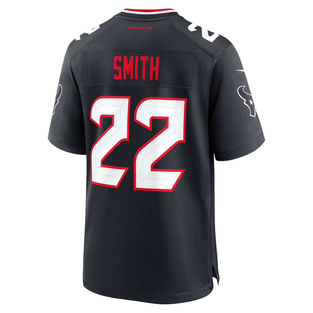 Jaylin Smith Houston Texans Game Jersey - Navy