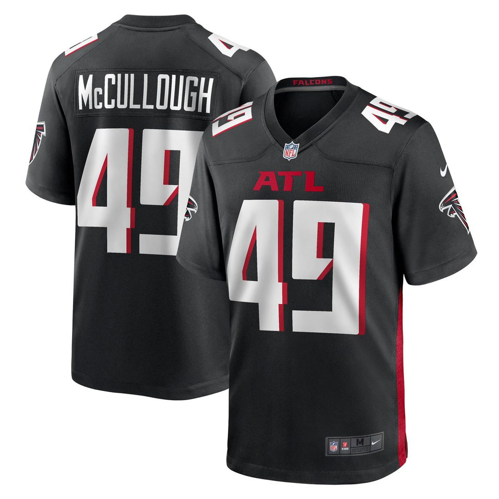Liam McCullough Atlanta Falcons Game Jersey - Black