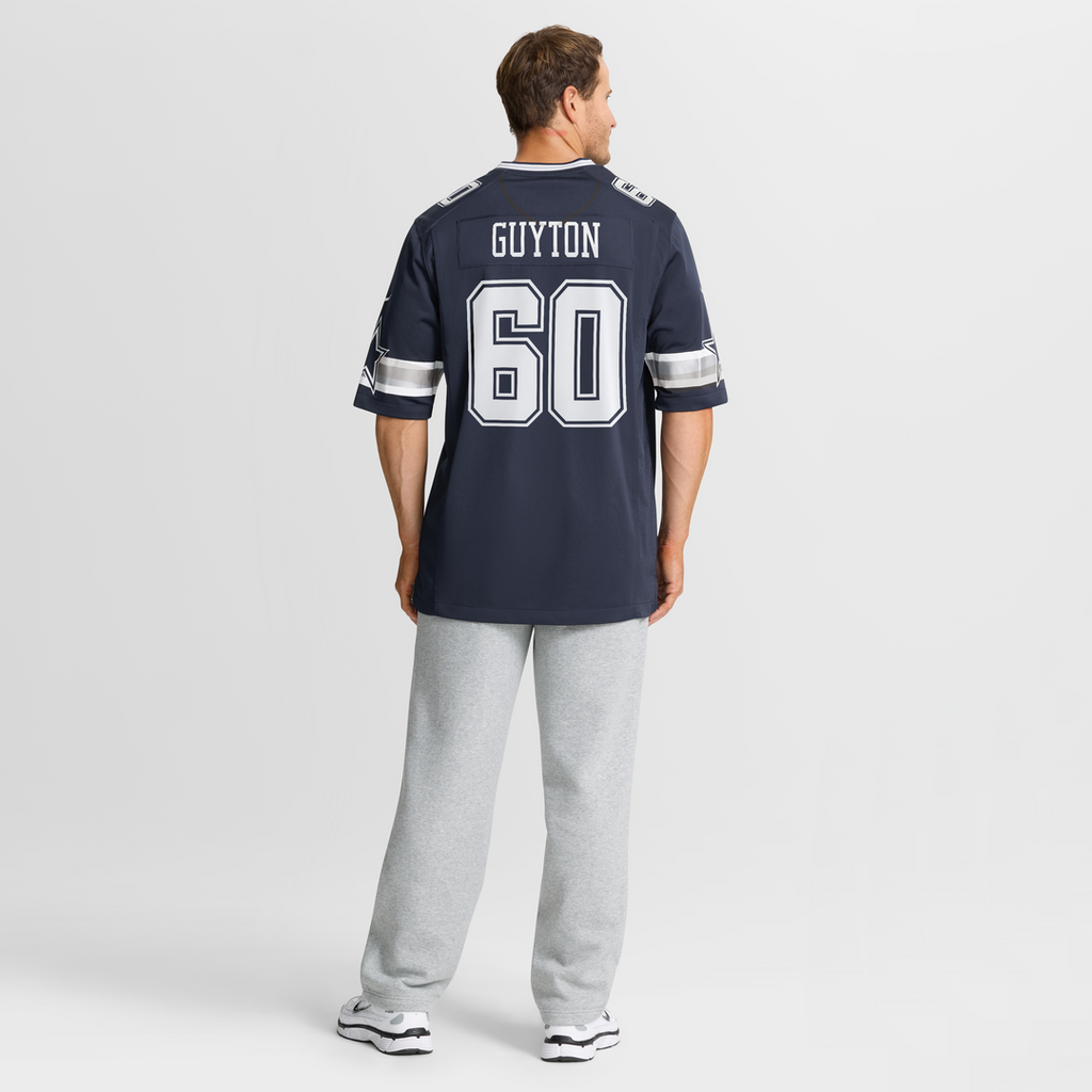 Tyler Guyton Dallas Cowboys Game Jersey - Navy