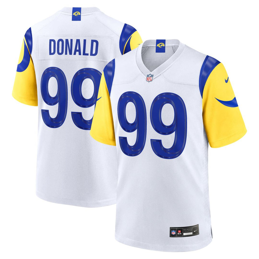 Aaron Donald Los Angeles Rams Game Jersey - White