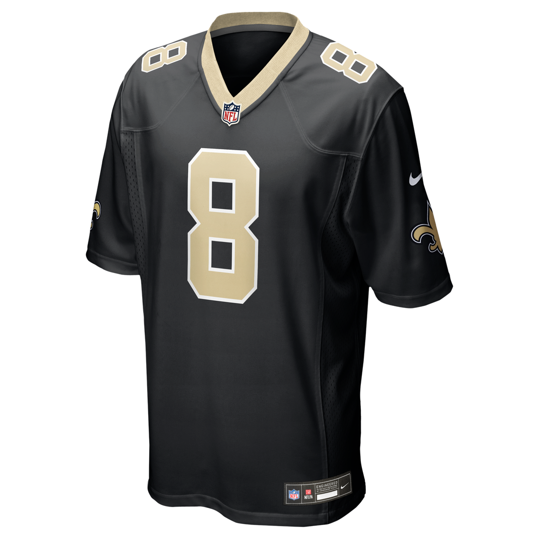 Archie Manning New Orleans Saints Game Jersey - Black