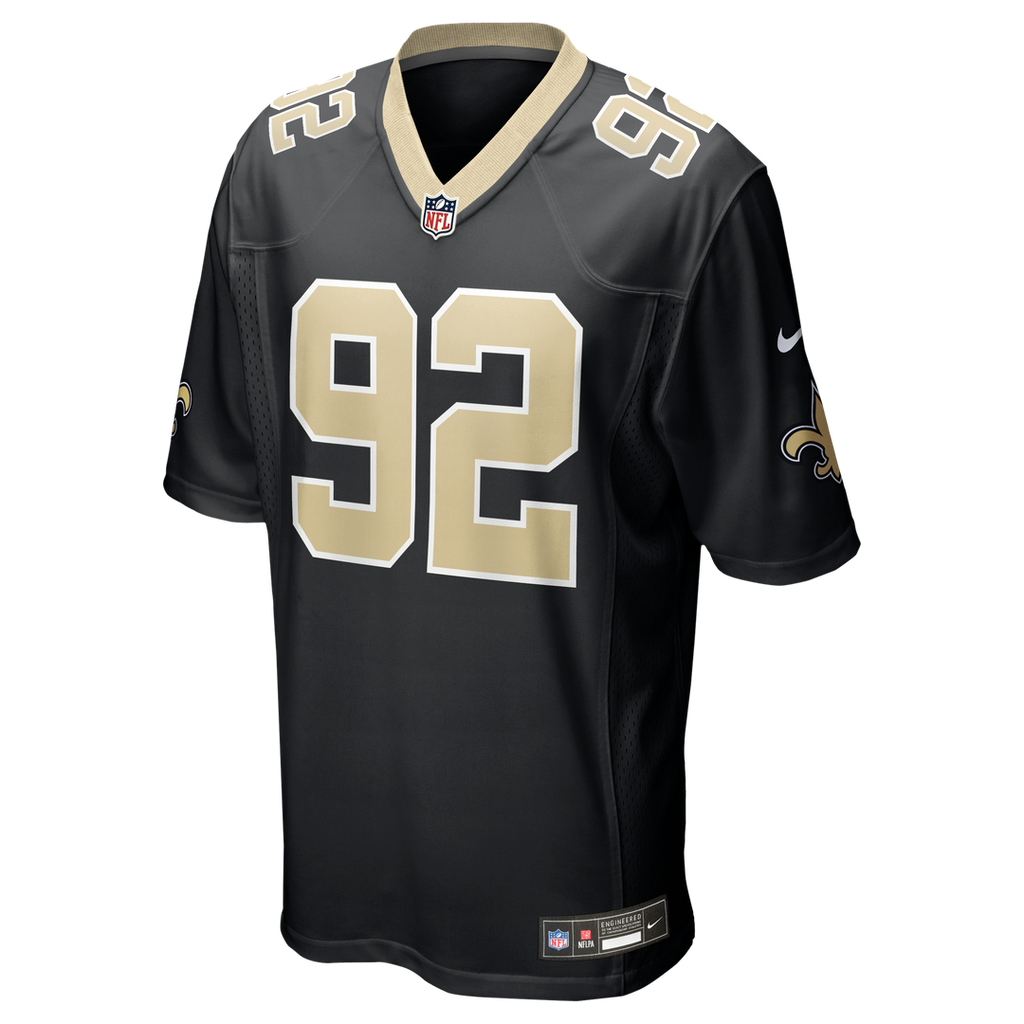Davon Godchaux New Orleans Saints Game Jersey - Black