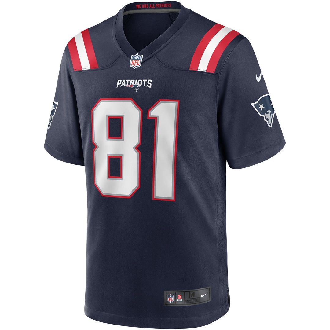 Randy Moss New England Patriots Game Jersey - Navy