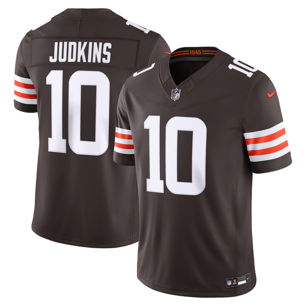 Quinshon Judkins Cleveland Browns Vapor F.U.S.E. Stitched Limited Jersey - Brown