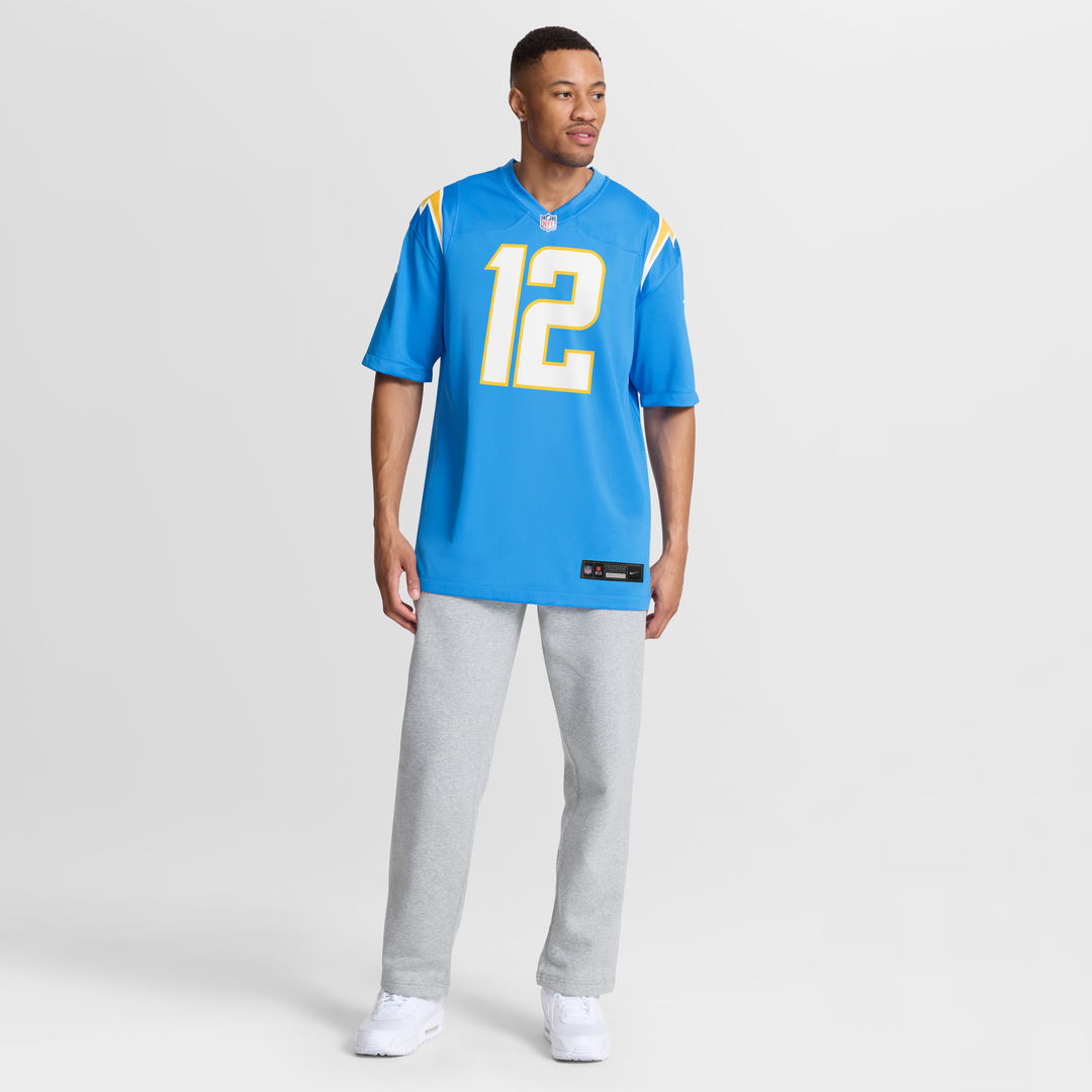 Derius Davis Los Angeles Chargers Game Jersey - Powder Blue