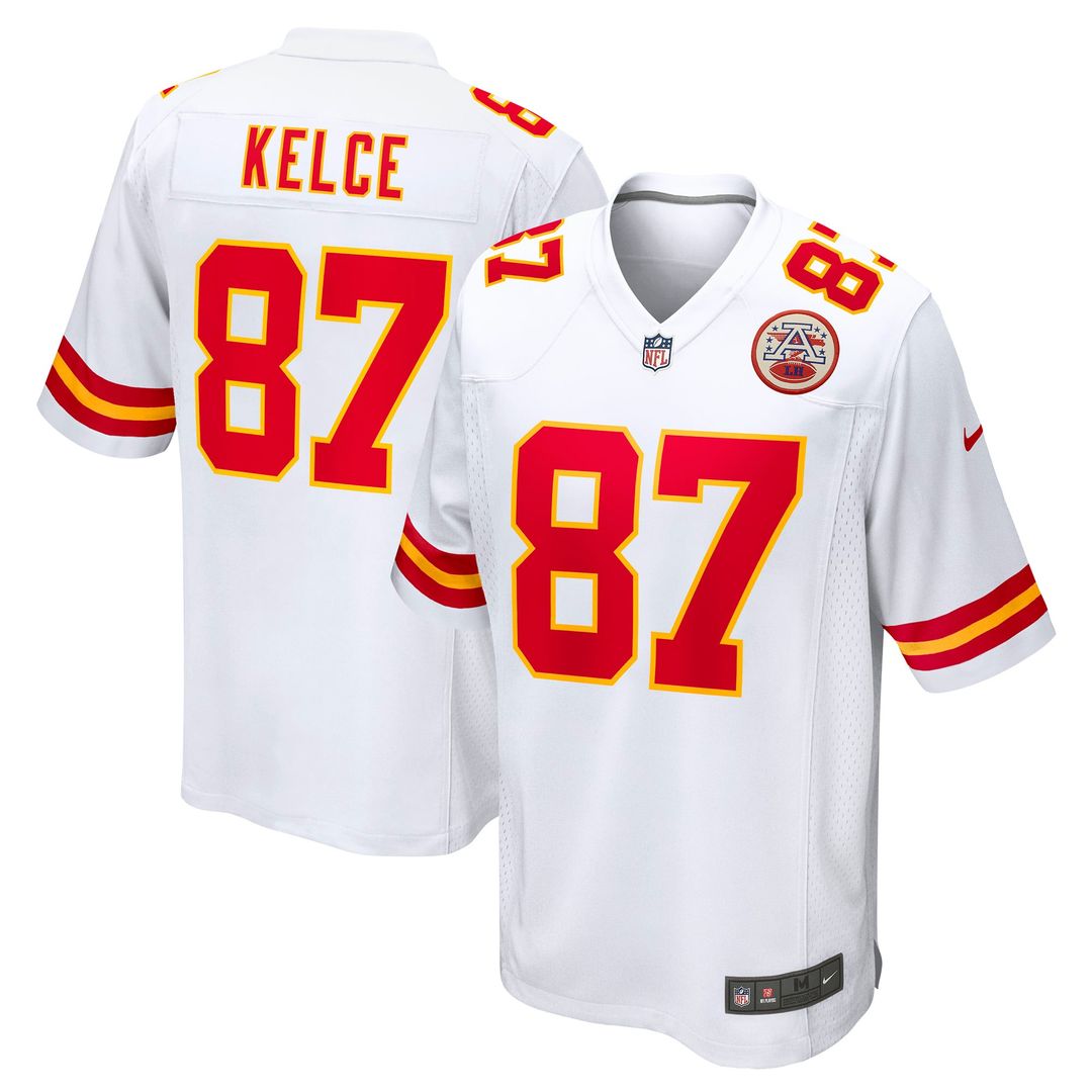 Travis Kelce Kansas City Chiefs Game Jersey - Red