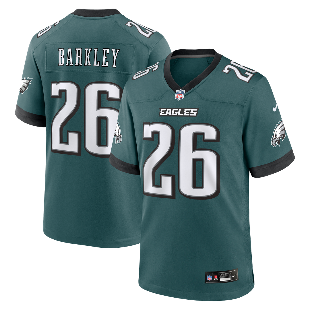 Saquon Barkley Philadelphia Eagles Alternate Game Jersey - Black