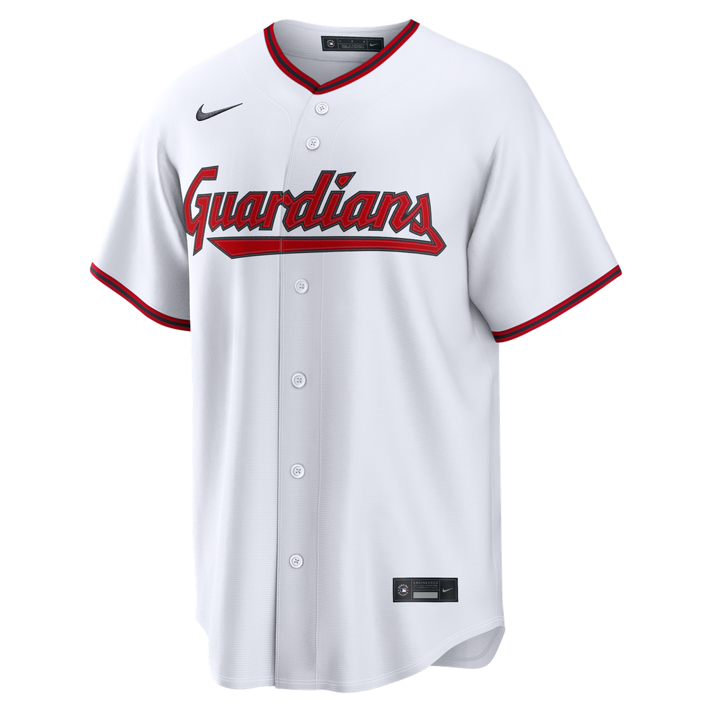Cleveland Guardians Steven Kwan Nike White Home Replica Jersey
