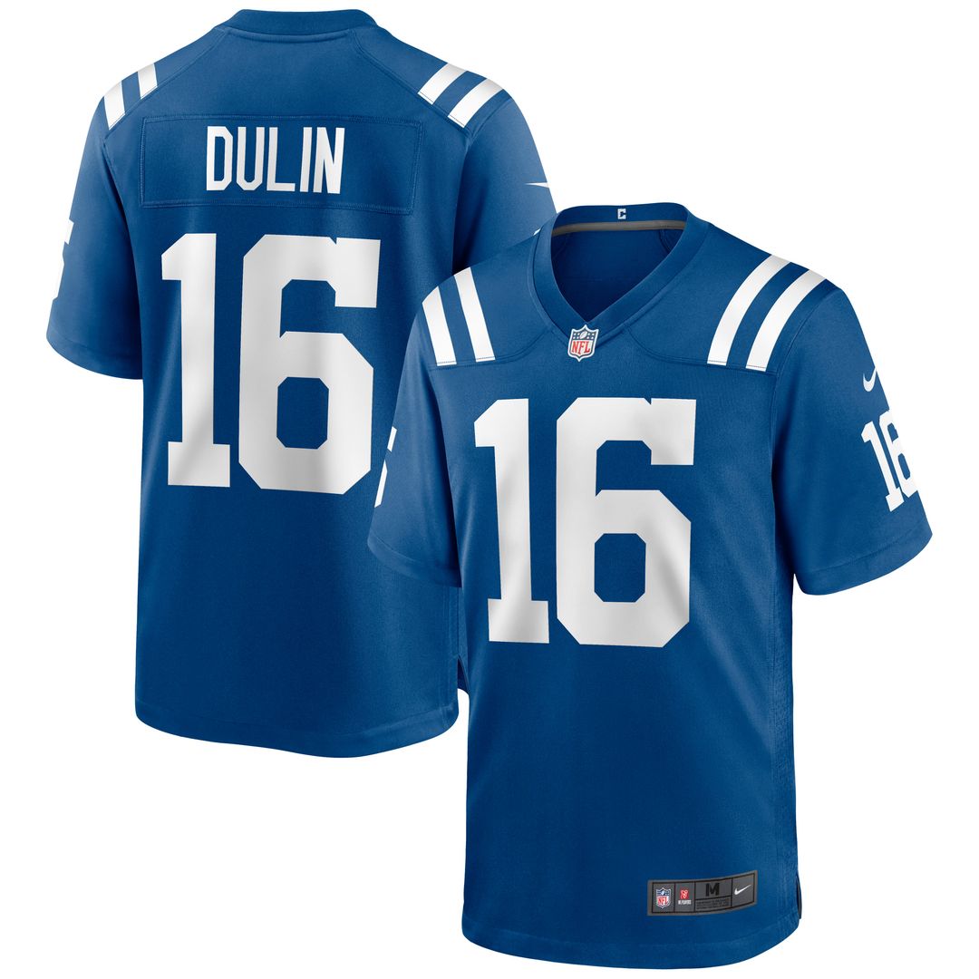 Ashton Dulin Indianapolis Colts Game Jersey - Royal Blue