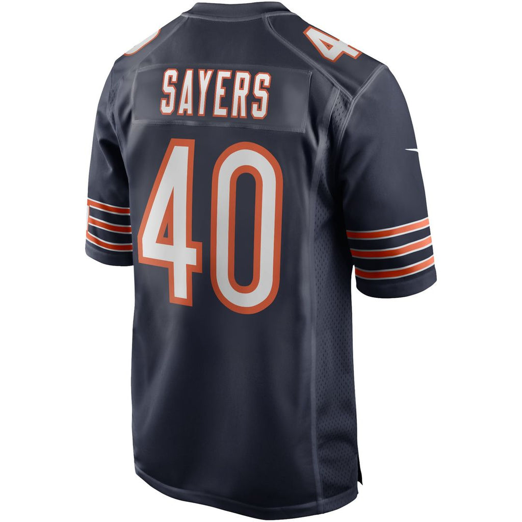 Gale Sayers Chicago Bears Game Jersey - Navy