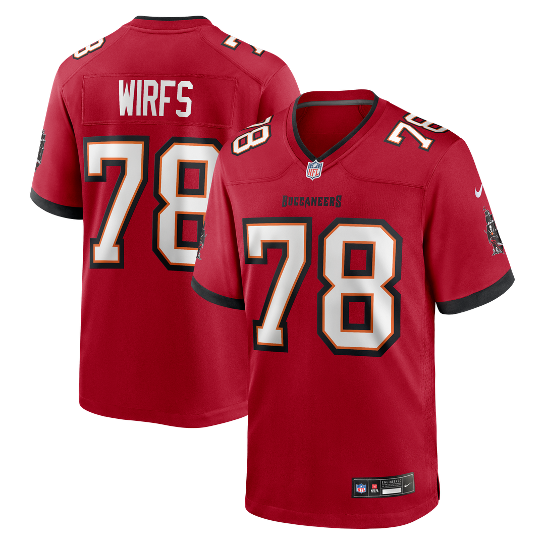 Tristan Wirfs Tampa Bay Buccaneers Alternate Game Jersey - Orange