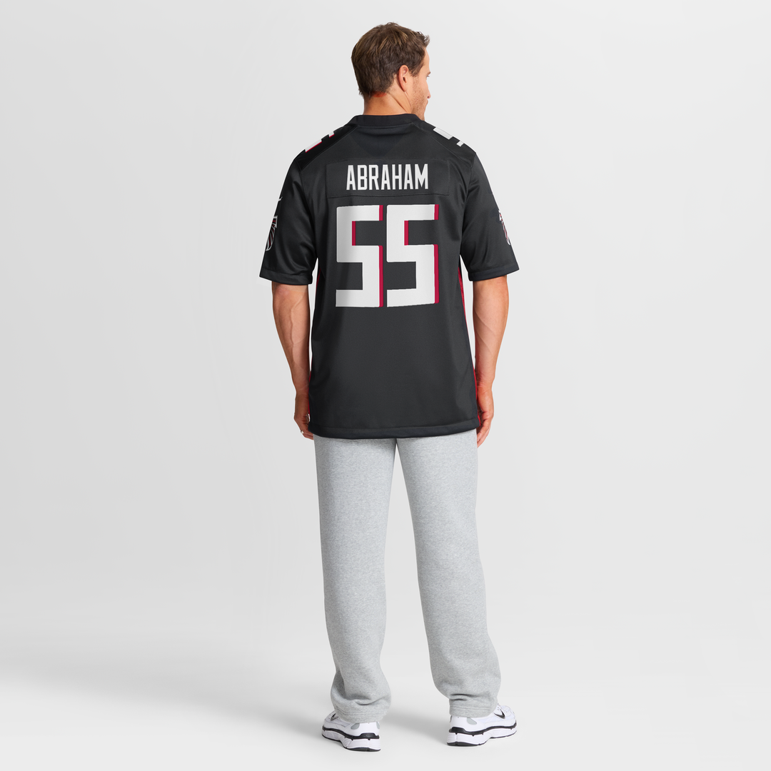 John Abraham Atlanta Falcons Game Jersey - Black