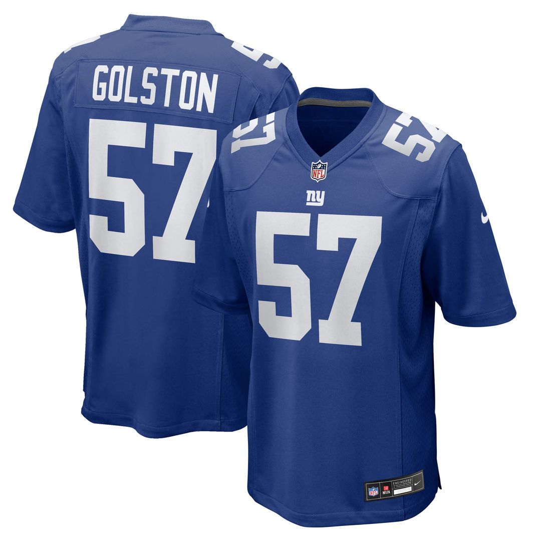 Chauncey Golston New York Giants Game Jersey - Royal Blue