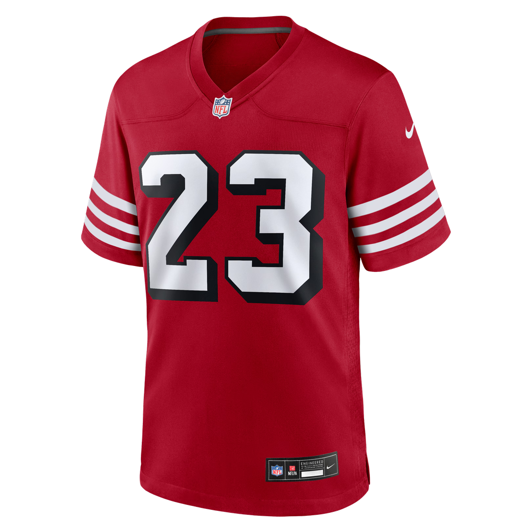 Christian McCaffrey San Francisco 49ers Alternate Game Jersey - Scarlet