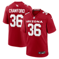 Kitan Crawford Arizona Cardinals Game Jersey - Cardinal