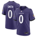 Roquan Smith Baltimore Ravens Game Jersey - Purple