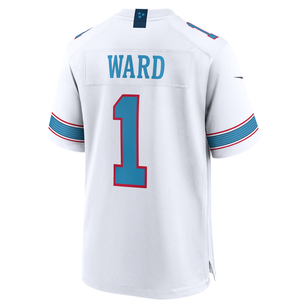 Cameron Ward Tennessee Titans Game Jersey - Light Blue