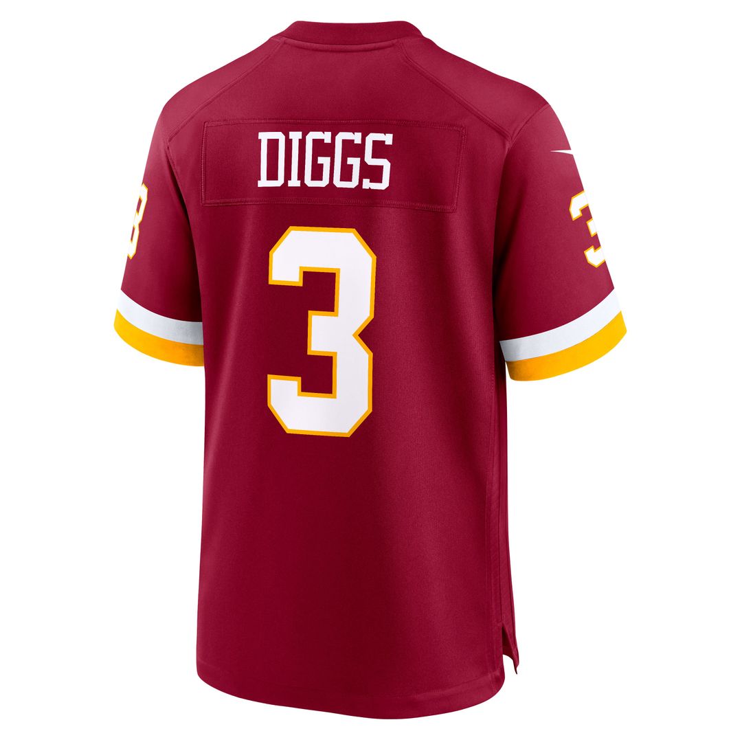 Stefon Diggs Washington Commanders Game Jersey - Burgundy