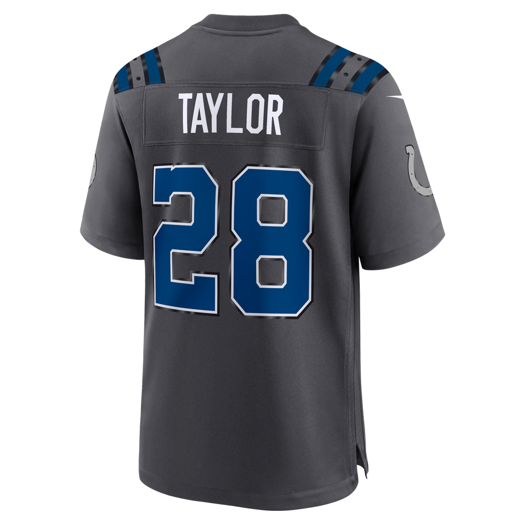 Jonathan Taylor Indianapolis Colts 2026 Rivalries Collection Game Jersey - Anthracite