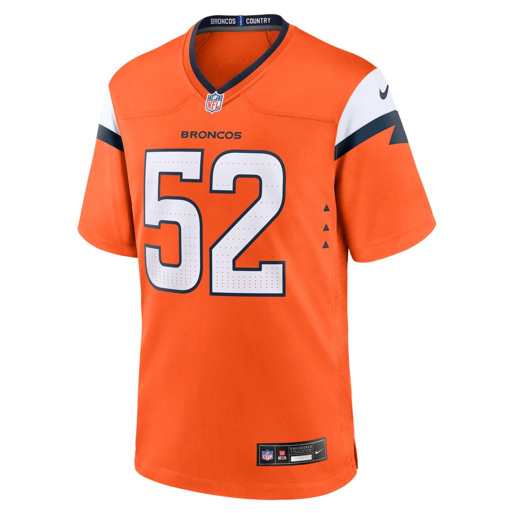 Jonah Elliss Denver Broncos Game Jersey - Orange