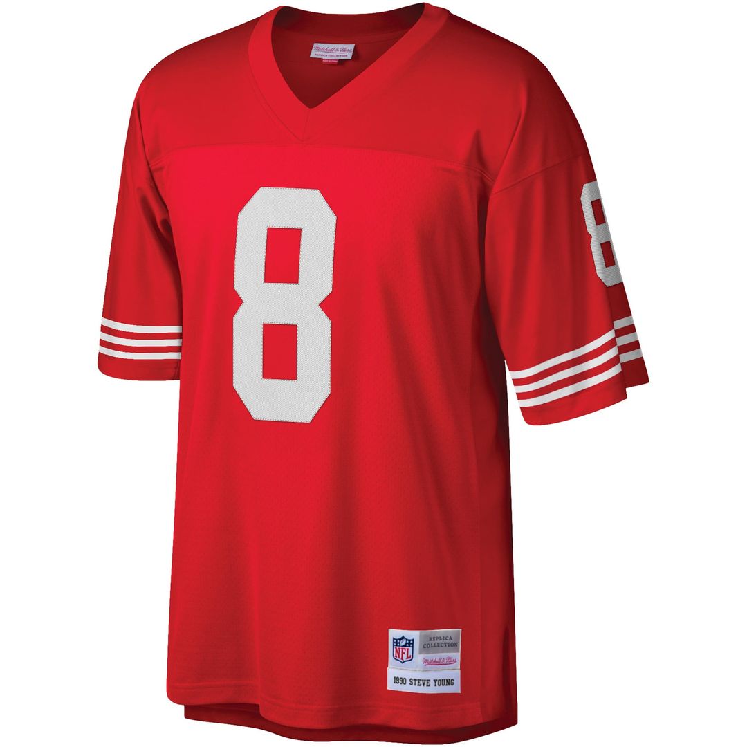 Steve Young San Francisco 49ers Legacy Replica Jersey - Scarlet