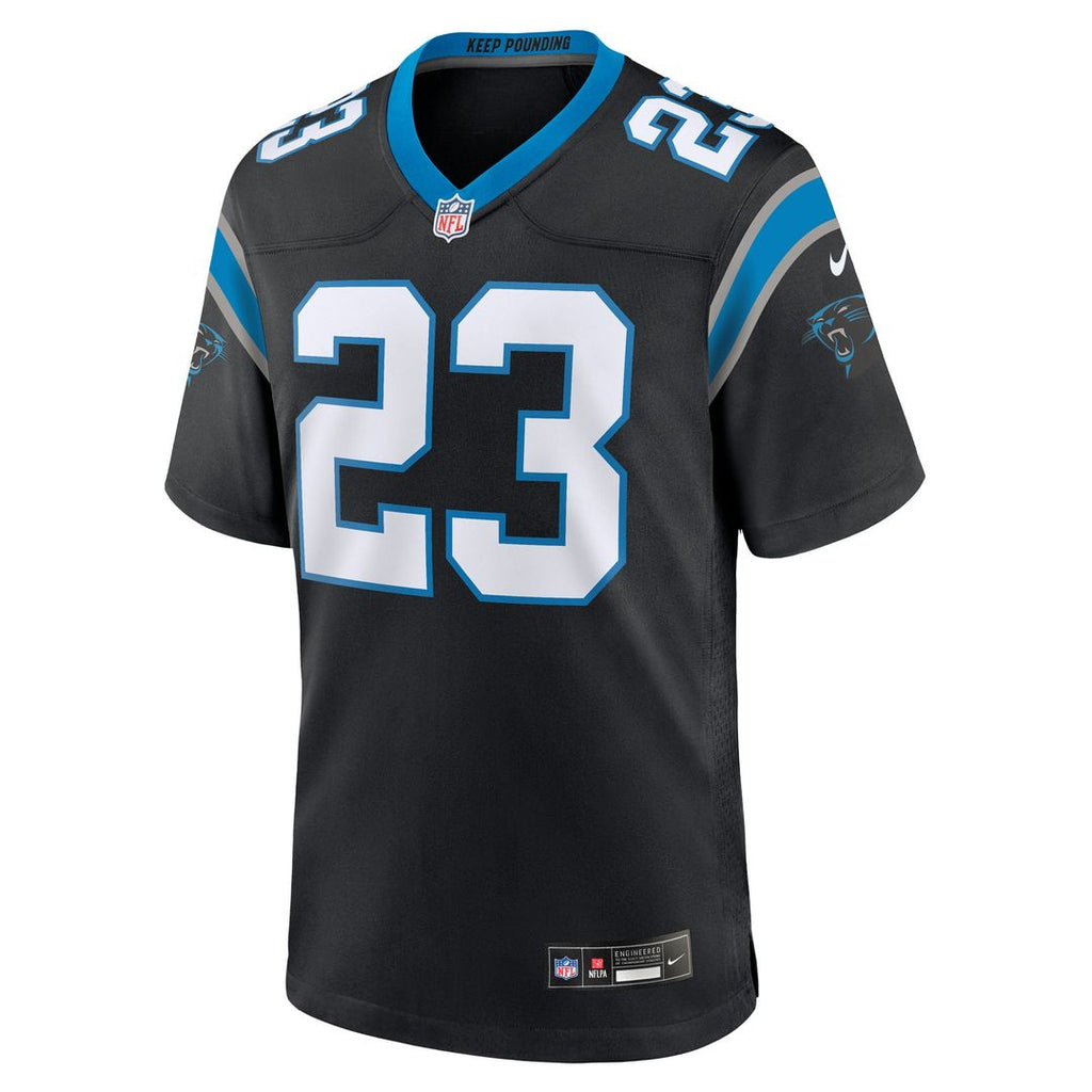 Trevor Etienne Carolina Panthers Game Jersey - Black