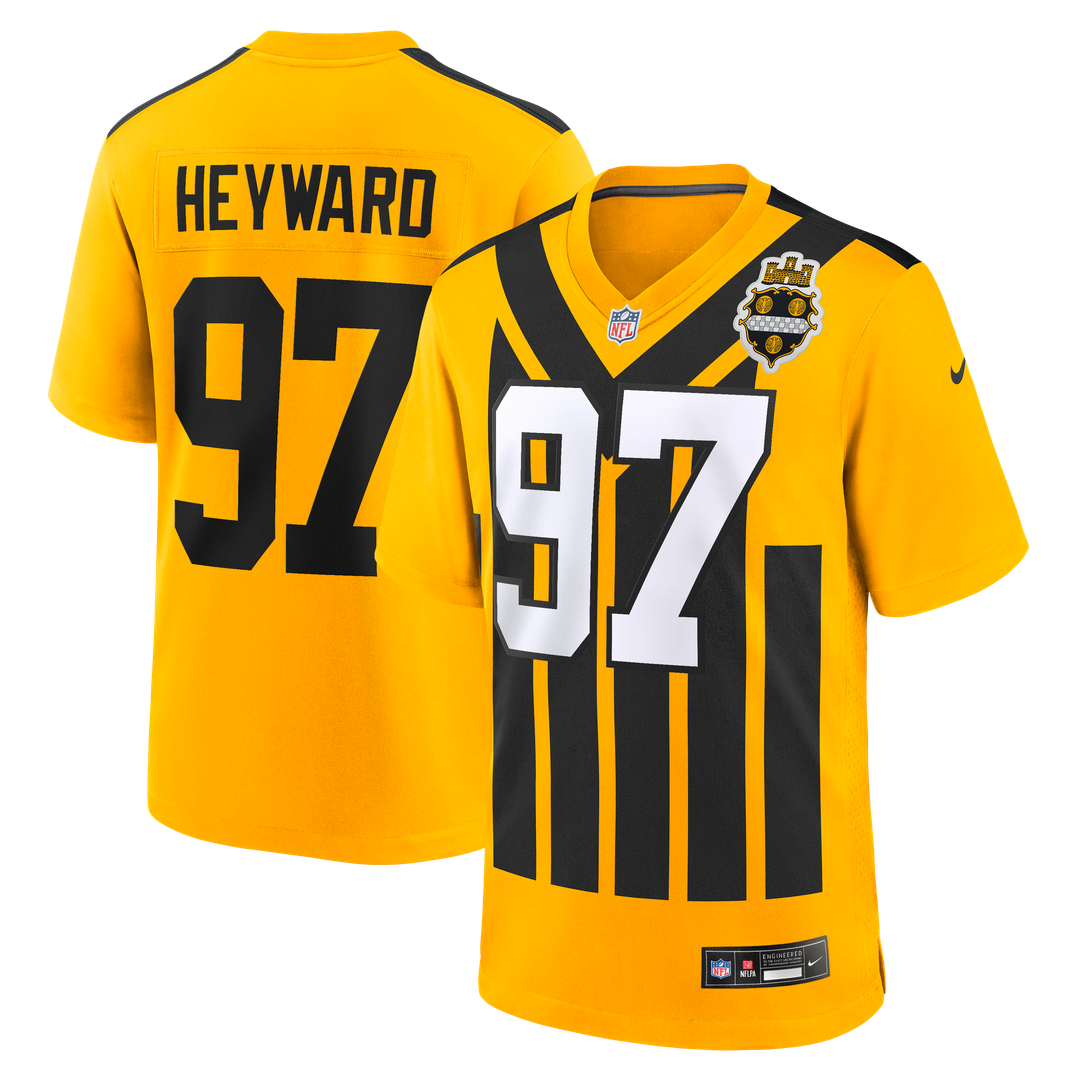 Cameron Heyward Pittsburgh Steelers Alternate 1933 Throwback Game Jersey - Gold