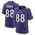 Matthew Hibner Baltimore Ravens Game Jersey - Purple
