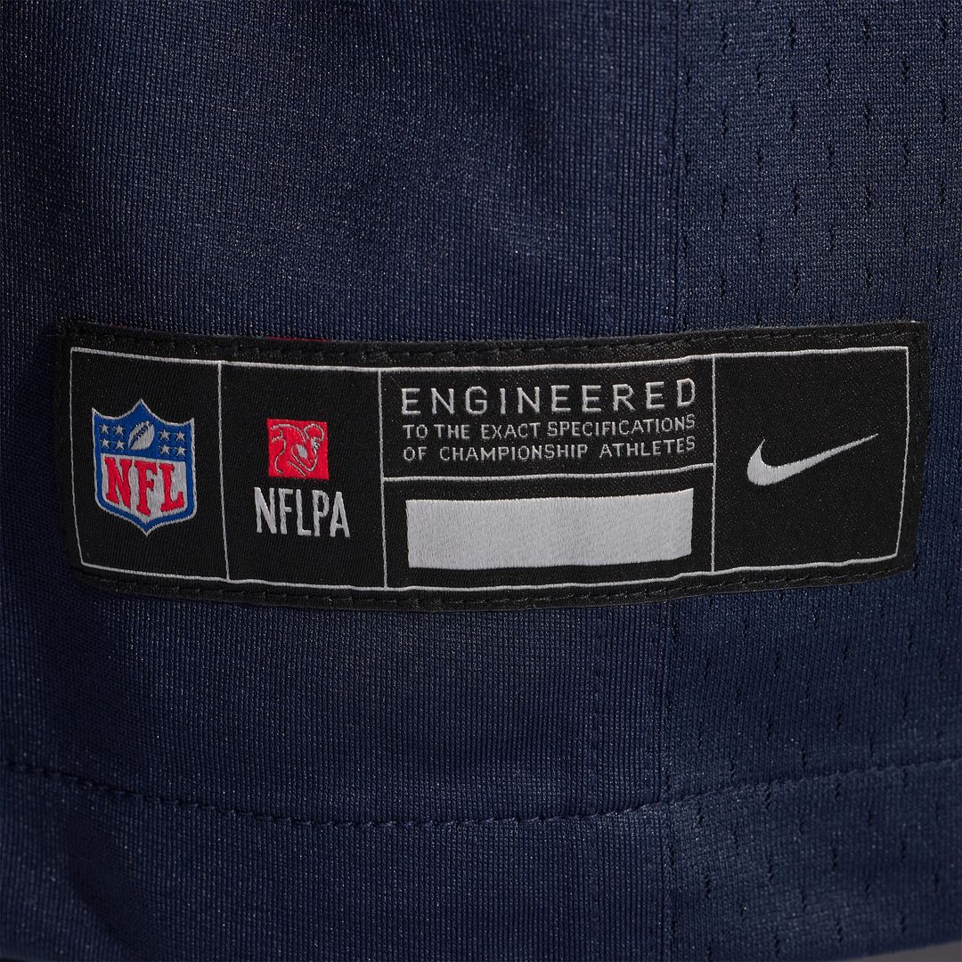 Luther Burden III Chicago Bears Game Jersey - Navy