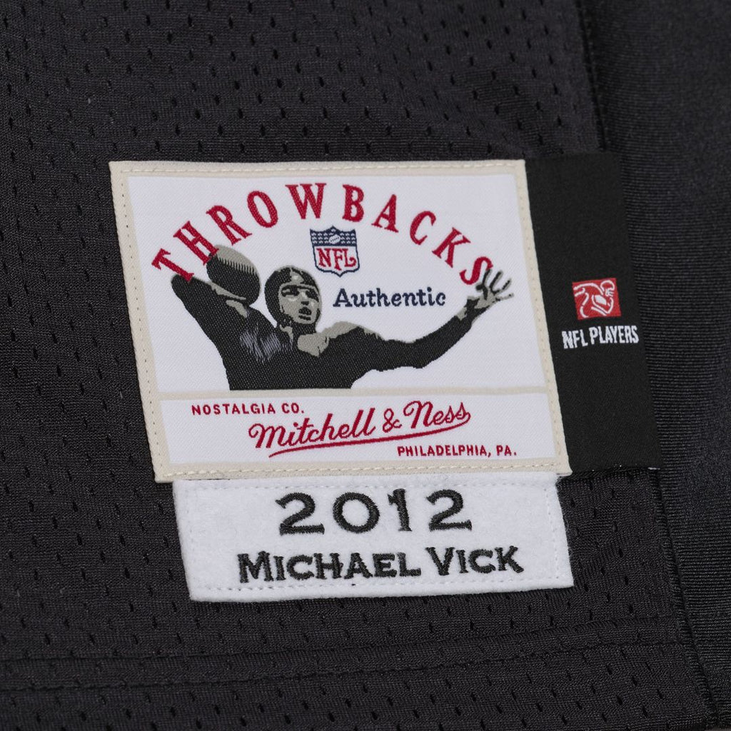 Michael Vick Philadelphia Eagles 2012 Authentic Throwback Jersey - Black