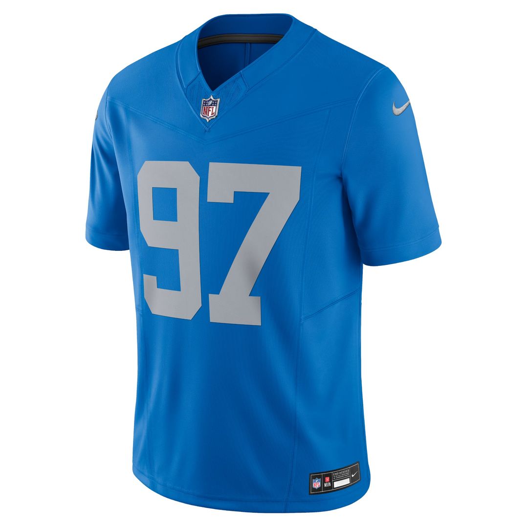 Aidan Hutchinson Detroit Lions Vapor F.U.S.E. Alternate Limited Jersey - Blue