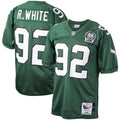 Reggie White Philadelphia Eagles Authentic Throwback Jersey - Green