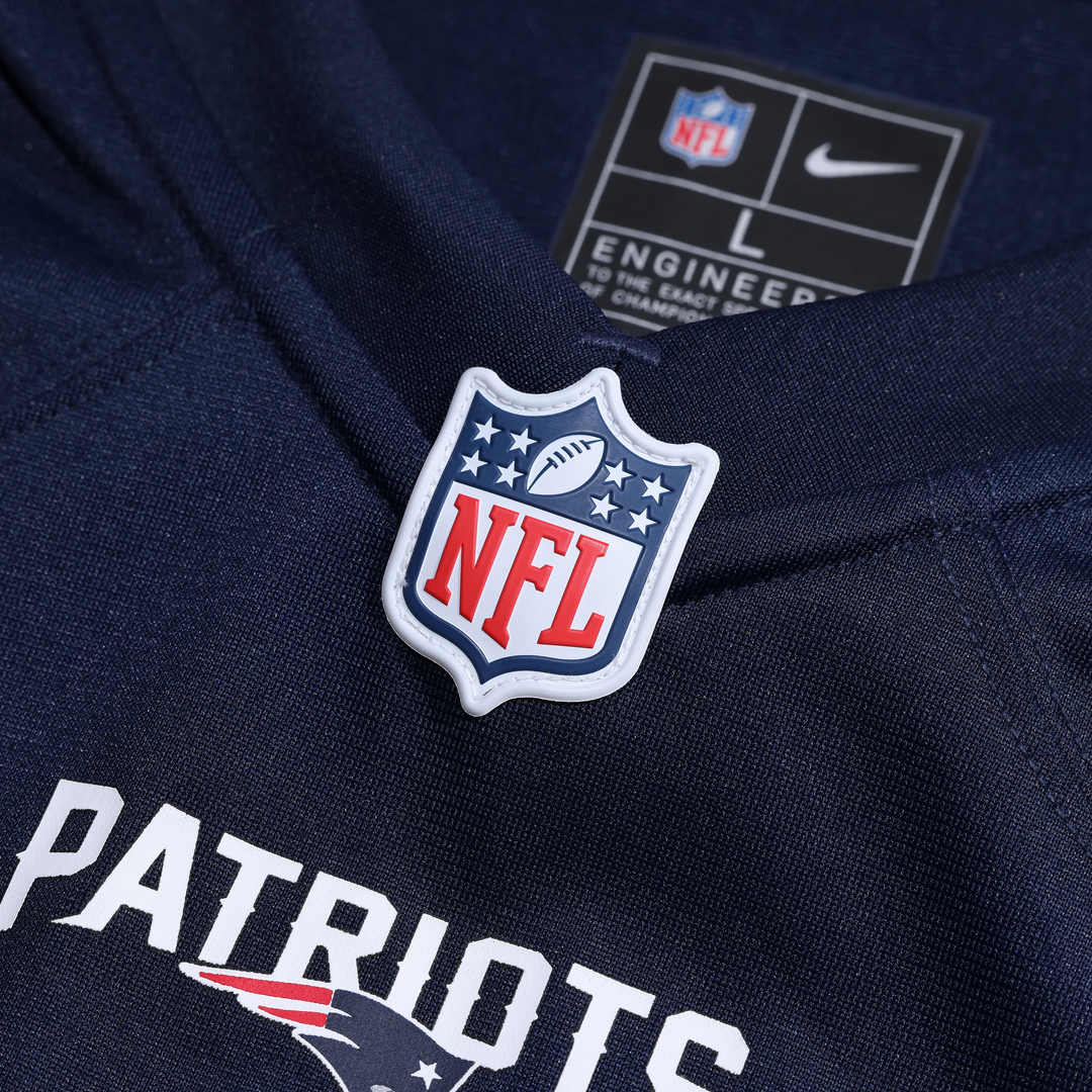 Caleb Lomu New England Patriots Game Jersey - Navy
