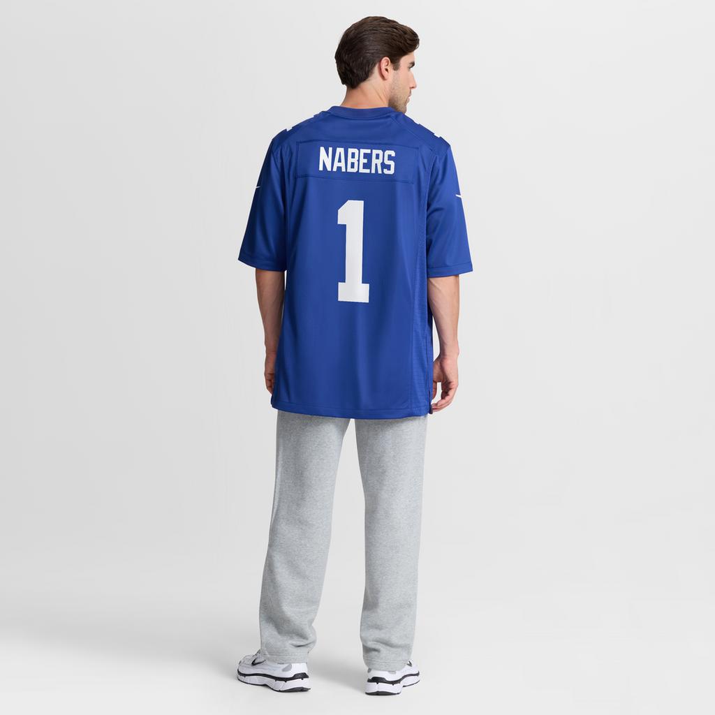 Malik Nabers New York Giants Game Jersey - Royal Blue