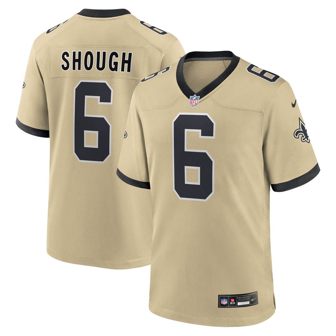 Tyler Shough New Orleans Saints Game Jersey - White