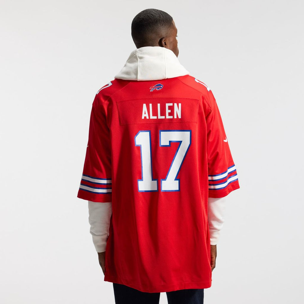 Josh Allen Buffalo Bills White Game Jersey - White