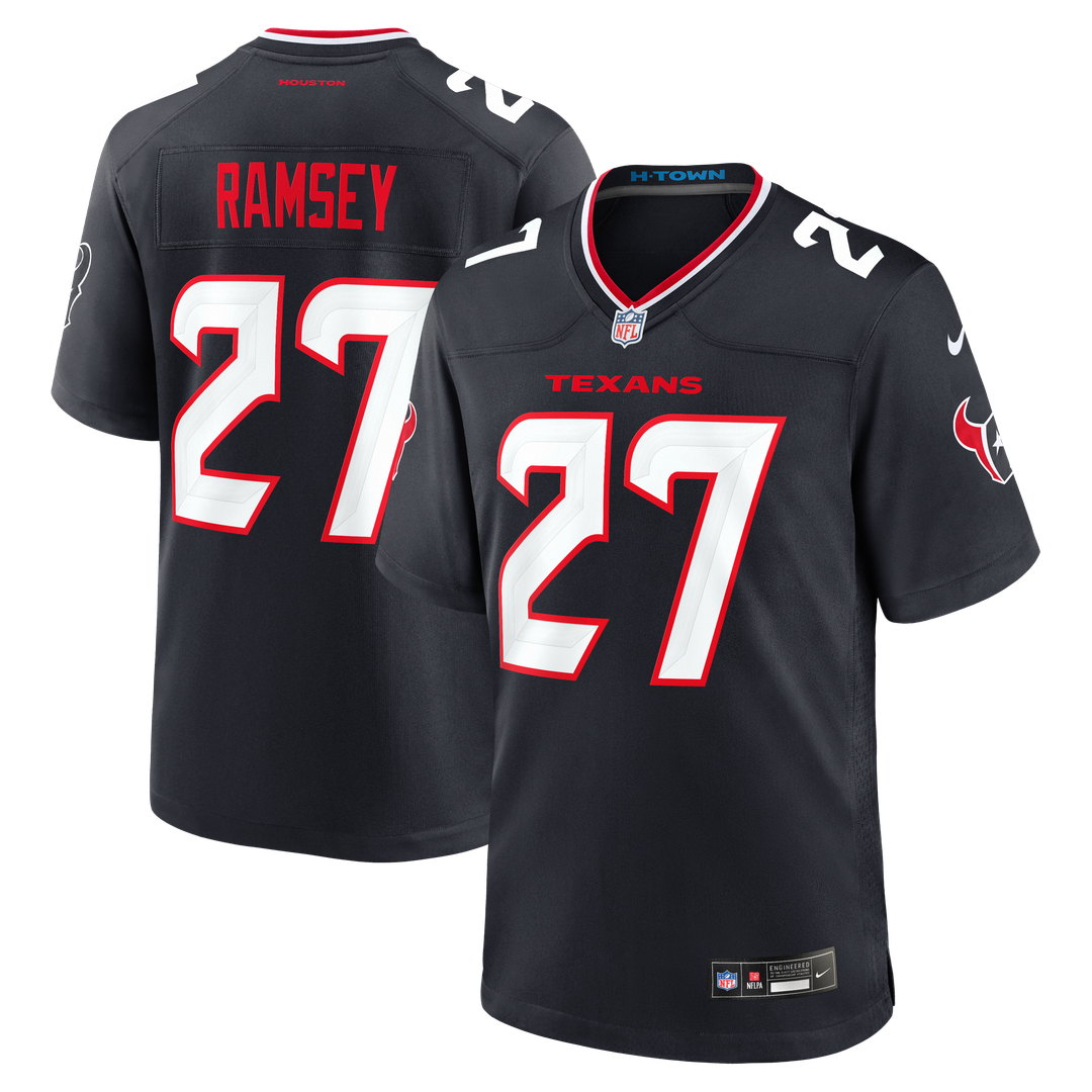 Kamari Ramsey Houston Texans Game Jersey - Navy