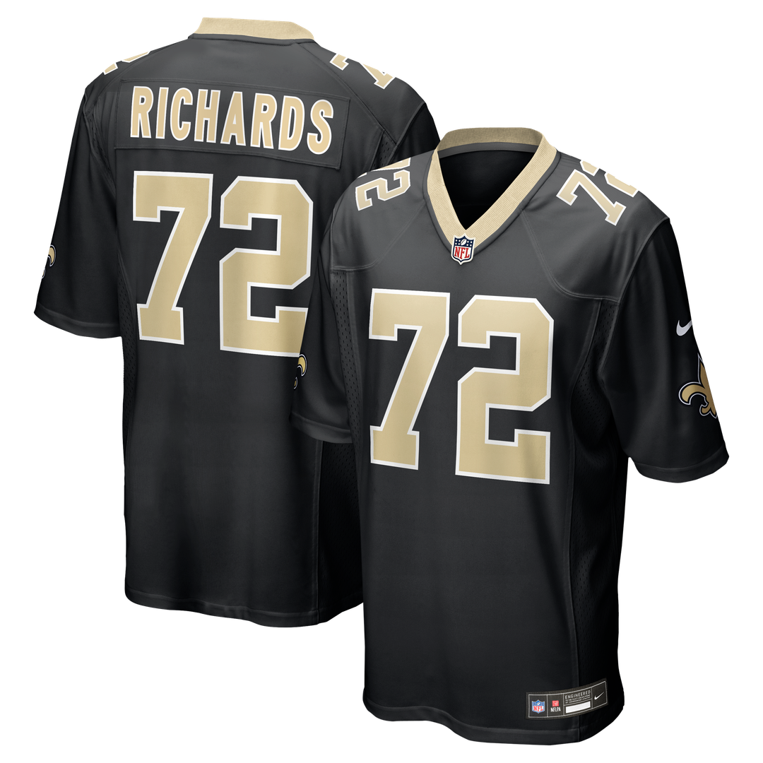 Asim Richards New Orleans Saints Game Jersey - Black
