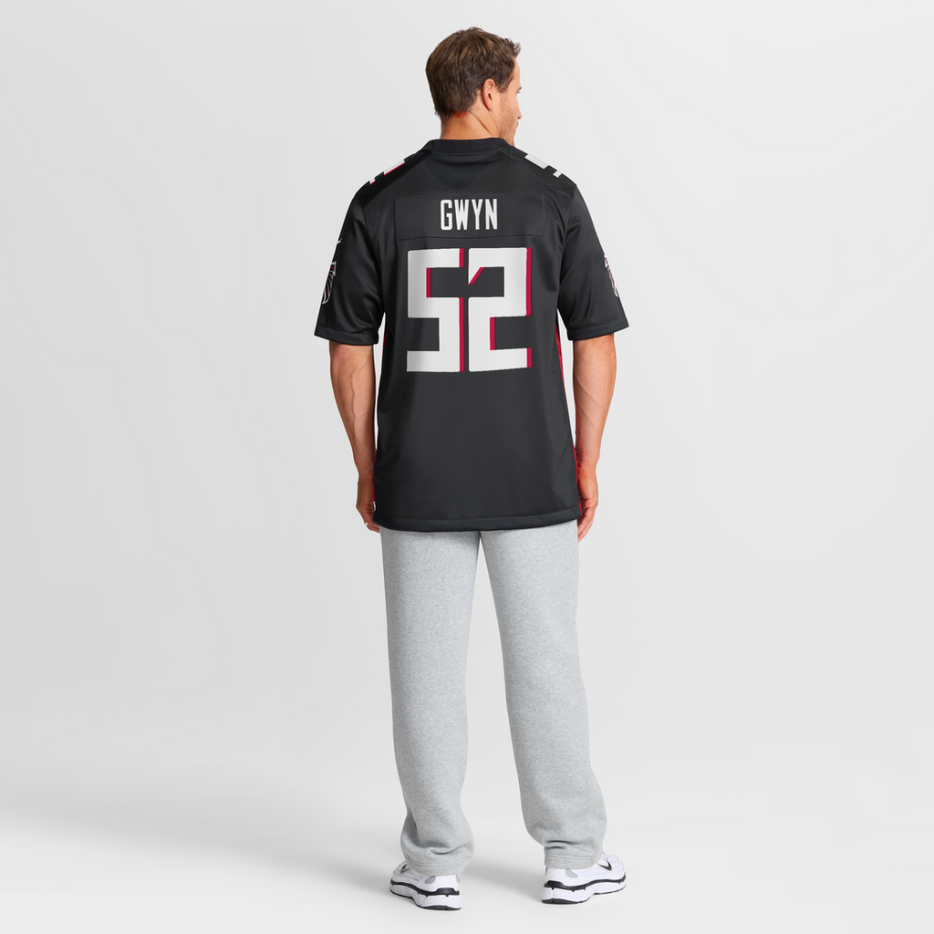 Jovaughn Gwyn Atlanta Falcons Game Jersey - Black