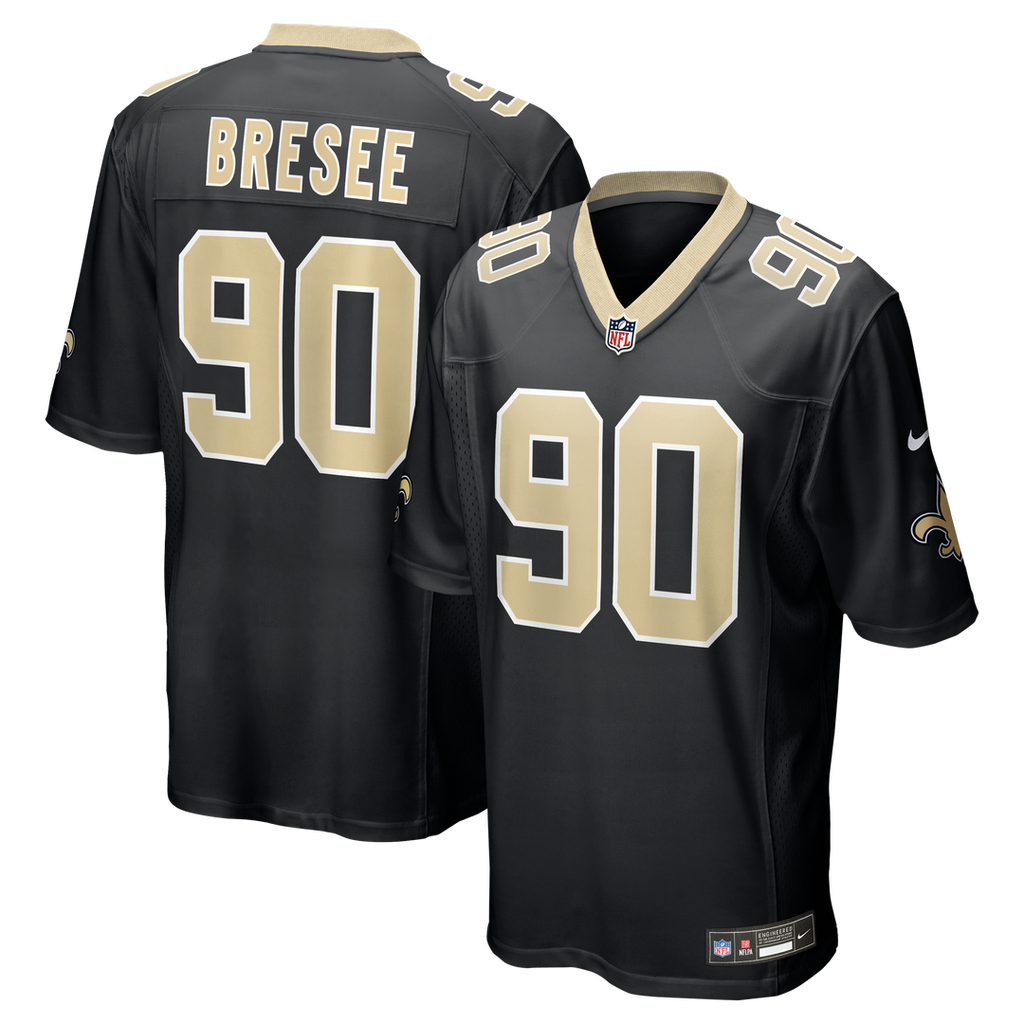 Bryan Bresee New Orleans Saints Game Jersey - Black