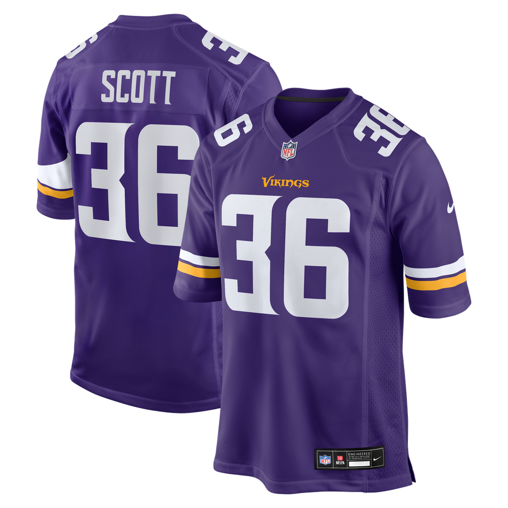 Zavier Scott Minnesota Vikings Game Jersey - Purple